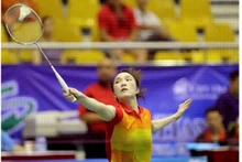 La joueuse de badminton vietnamienne Vu Thi Trang. Photo: VNA.