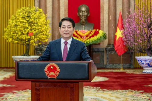 Le président vietnamien Luong Cuong adresse ses meilleurs voeux à l’occasion du Nouvel An du Cheval 2026.