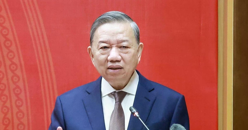 Le secrétaire général du Comité central du Parti communiste du Vietnam, To Lam. Photo : VNA.