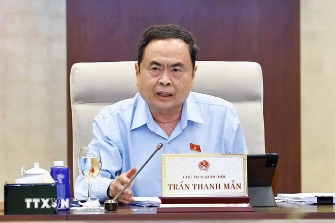 Le président de l'Assemblée nationale Tran Thanh Man. Photo : VNA.