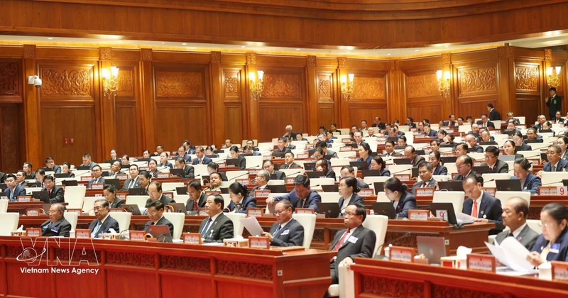 Première session de la 10e législature de l'Assemblée nationale du Laos. Photo : VNA.