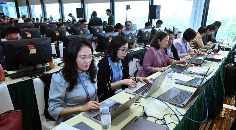 Couverture du XIVᵉ Congrès du PCV : une mission politique de la presse portée par l’honneur et la responsabilité