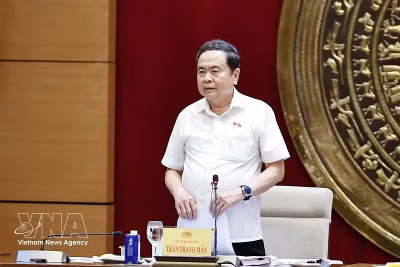 Le président de l’Assemblée nationale, Tran Thanh Man. Photo : VNA.