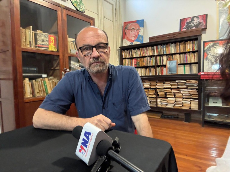 Marcelo Rodríguez, chef de la Commission des relations extérieures du Parti communiste argentin. Photo : VNA.