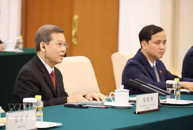 Le Minh Tri, chef de la Commission centrale des affaires intérieures du Parti et vice-président permanent du Comité directeur central pour la prévention et la lutte contre la corruption, le gaspillage et les pratiques malsaines. Photo : VNA.