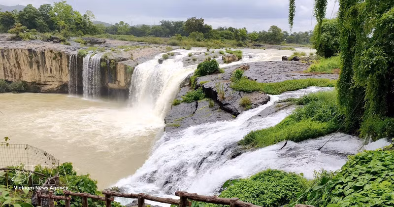 La cascade Dray Sap située dans le géoparc mondial UNESCO de Dak Nong. Photo : VNA.