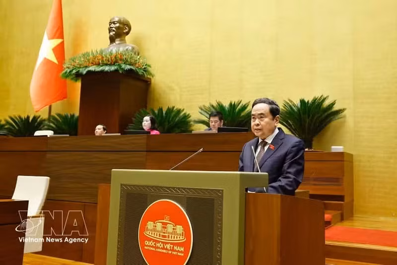 Le président de l’Assemblée nationale, Tran Thanh Man. Photo : VNA.