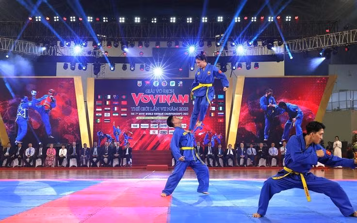 Le Vovinam – Viet Vo Dao – est la quintessence des arts martiaux vietnamiens, la cristallisation de l'identité culturelle, de l'art du combat et du patriotisme. Photo : TNO.