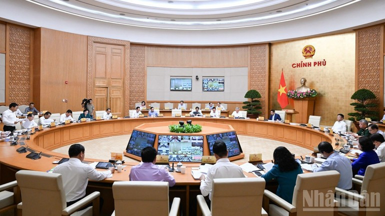 Lors de la réunion du gouvernement le 5 octobre. Photo : NDEL.