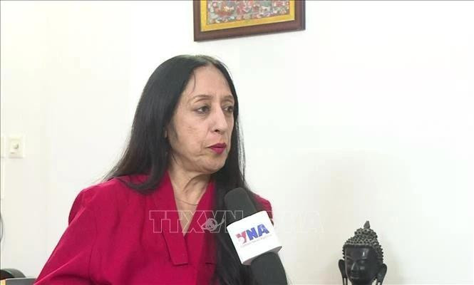 La professeure Reena Marwah, de l’Université de Delhi et secrétaire générale de l’Association des spécialistes de l’Asie (AAS). Photo : VNA.
