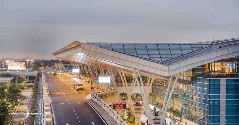 L’aéroport international de Dà Nang gagne neuf places dans le top 100 des aéroports mondiaux du classement Skytrax. Photo : VNA.