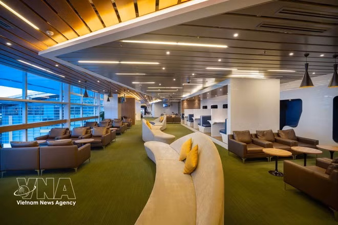 Le salon Classe Affaires à l'aéroport international de Da Nang. Photo : VNA.