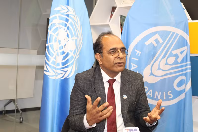 Vinod Ahuja, représentant de l’Organisation des Nations Unies pour l’alimentation et l’agriculture (FAO) au Vietnam. Photo : VNA.