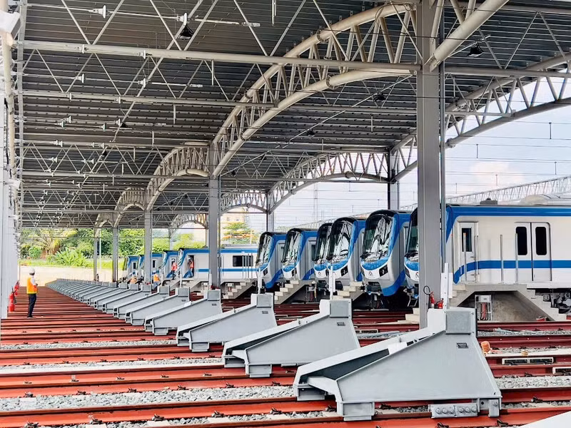 Ho Chi Minh-Ville connaît une vague d’investissements privés, tant nationaux qu’étrangers, dans les projets de métro urbain. Photo : Danviet.