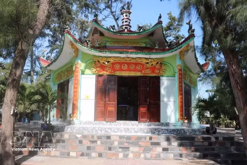 Le site de Ngoc Lang Nam Hai, dans la commune côtière de Phuoc Hai, à proximité de Ho Chi Minh-Ville, est le plus grand cimetière de baleines du Vietnam. Photo : VNA.