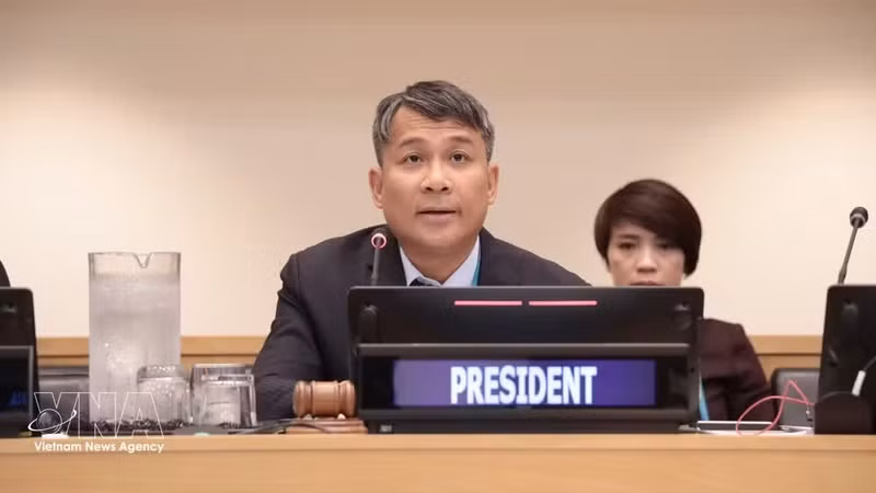 Le vice-ministre permanent vietnamien des Affaires étrangères, Nguyen Minh Vu. Photo : VNA.