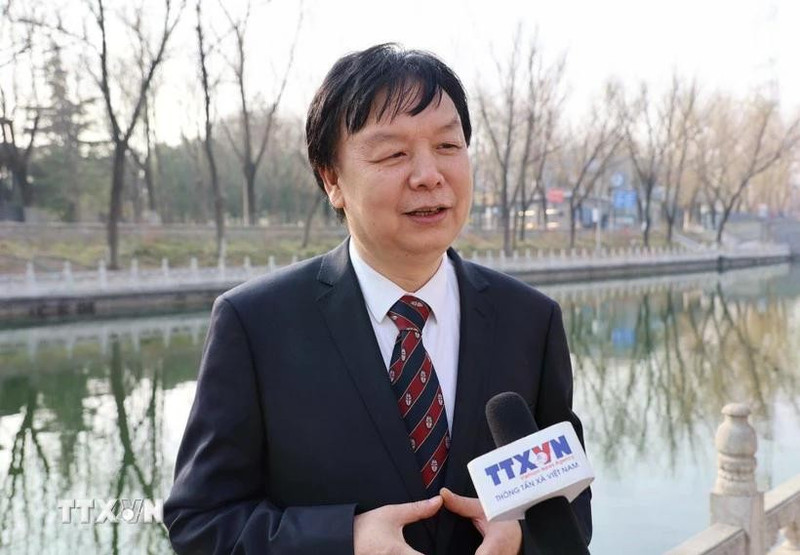 Le professeur Mi Liang, directeur du Centre d’études sur l’Asie du Sud-Est à l’Université des études étrangères de Chine. Photo : VNA.