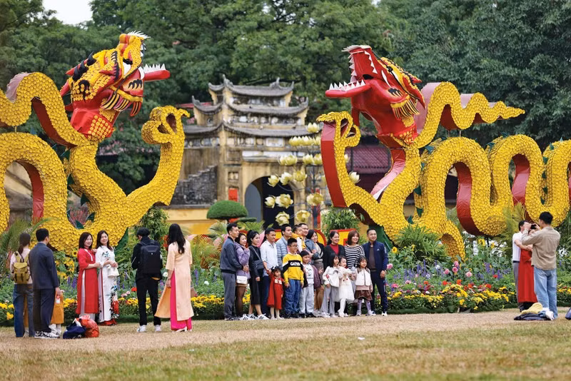 La citadelle impériale de Thang Long, une destination touristique attrayante.