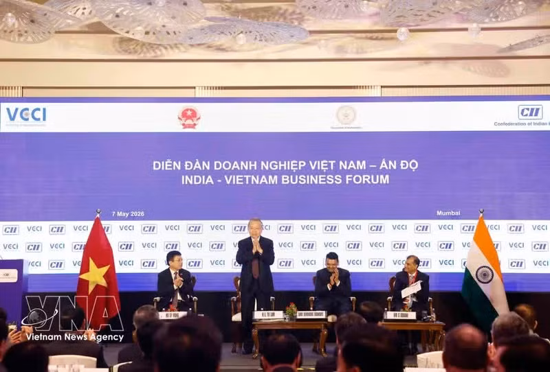 Le secrétaire général du PCV et président du Vietnam, To Lam, lors de l'événement. Photo : VNA.