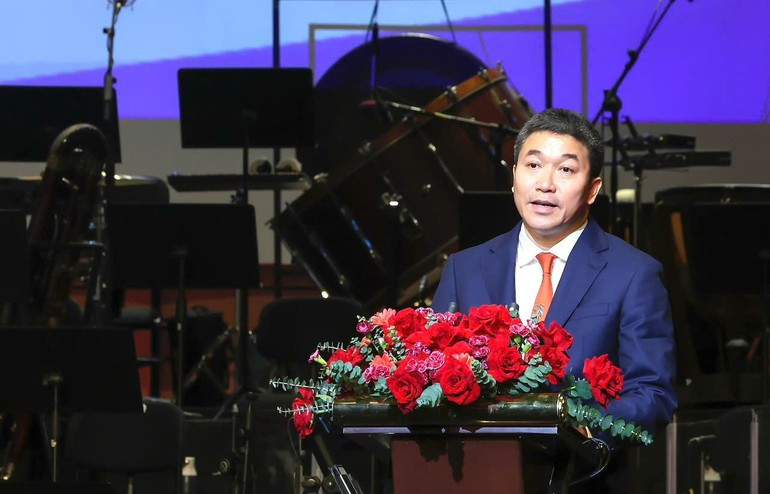Le président de l’Union des organisations d’amitié du Vietnam, Phan Anh Son. Photo : NDEL. image-5.jpg