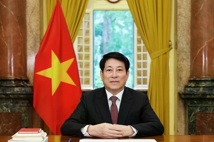Le président de la République, Luong Cuong. Photo . VNA.