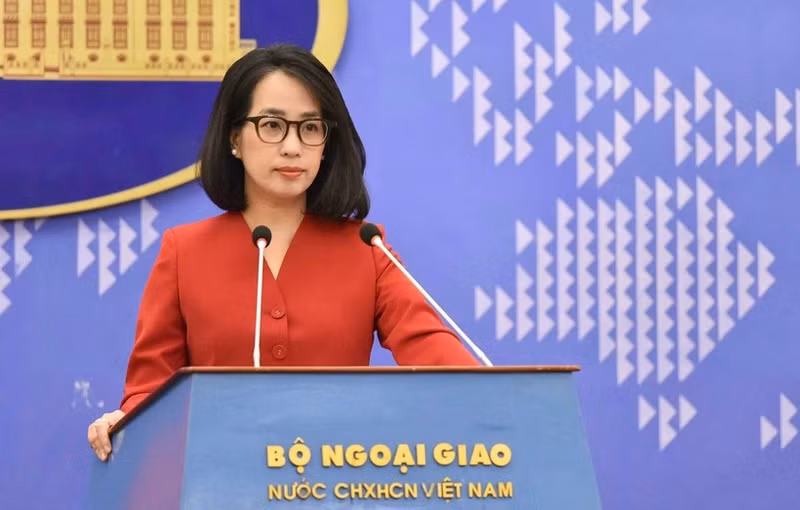 La porte-parole du ministère vietnamien des Affaires étrangères, Pham Thu Hang. Photo : ministère des AE.