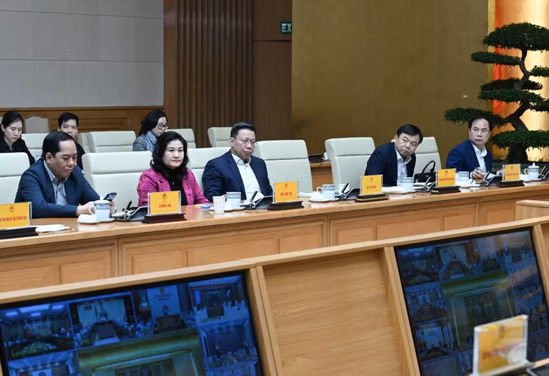 Les délégués participant à la conférence.