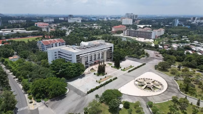 Campus de l’Université nationale de Hô Chi Minh-Ville (VNU-HCM). Photo : laodong.vn