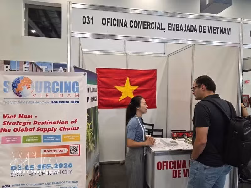 Le stand du Vietnam à l’Expo ANTAD 2026. Photo : VNA.