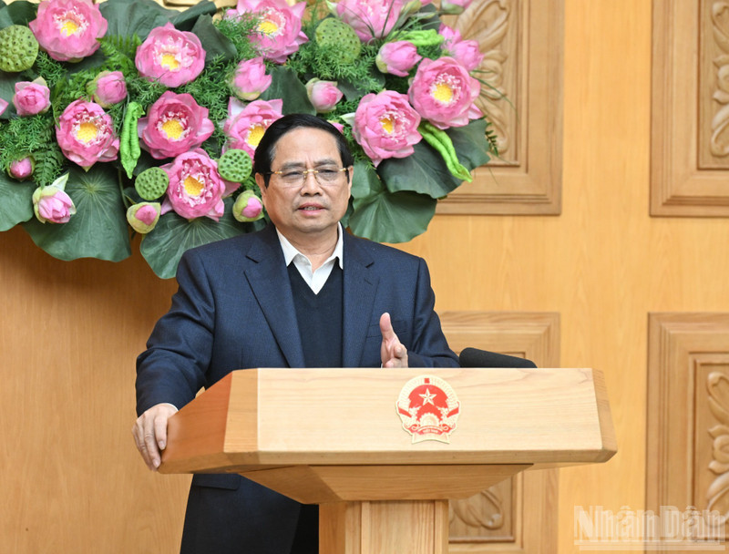 Le Premier ministre Pham Minh Chinh préside la réunion de déploiement de la “Campagne Quang Trung”