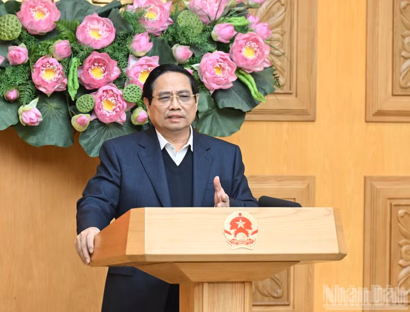 Le Premier ministre Pham Minh Chinh préside la réunion de déploiement de la “Campagne Quang Trung”