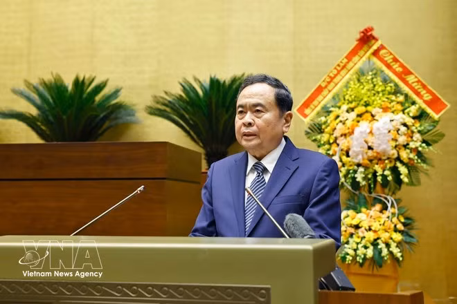 Le président de l’Assemblée nationale, Tran Thanh Man, également président du Conseil électoral national. Photo: VNA.