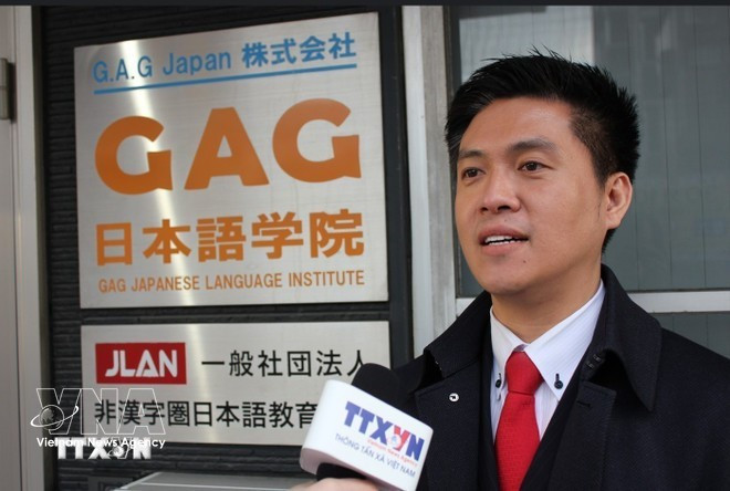 Nguyen Duy Anh, président d’honneur de l’Association des Vietnamiens dans la préfecture de Fukuoka au Japon et secrétaire général du Réseau mondial pour l'enseignement du vietnamien et de la culture vietnamienne. Photo : VNA.