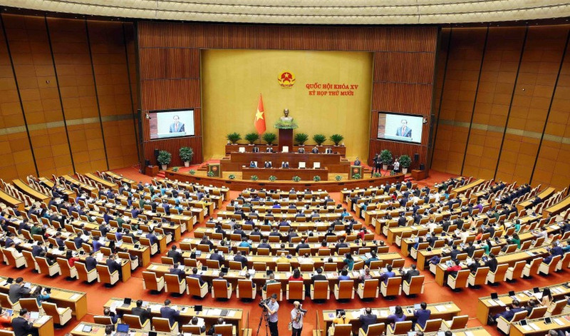 Séance d'ouverture de la 10e session de la 15e Assemblée nationale. Photo : VNA.