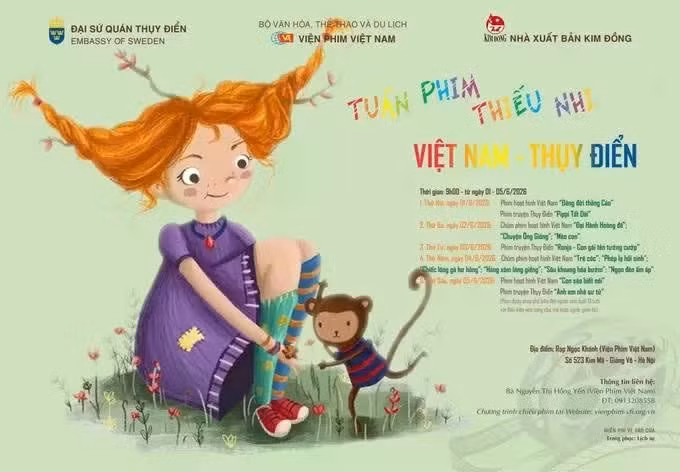 La Semaine du film pour enfants Vietnam–Suède se tient du 1er au 5 juin. Photo : comité d'organisation