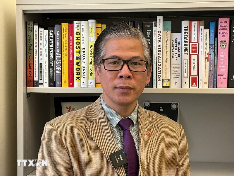 Le Dr. Nguyen Hong Hai, maître de conférences en politique et relations internationales et chercheur de l’Université de Fulbright résident à l'Université américain. Photo : VNA.