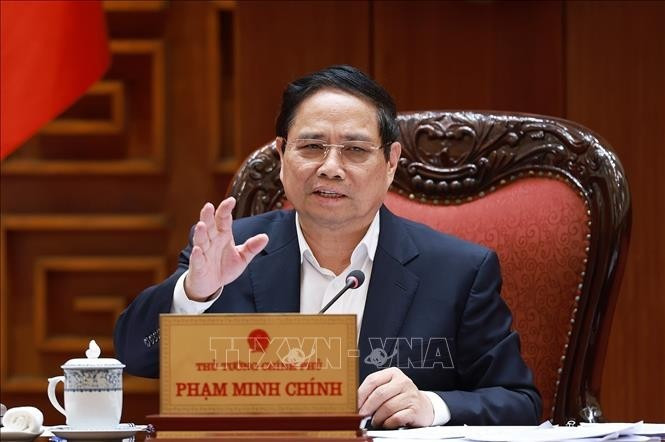 Le Premier ministre Pham Minh Chinh. Photo : VNA.