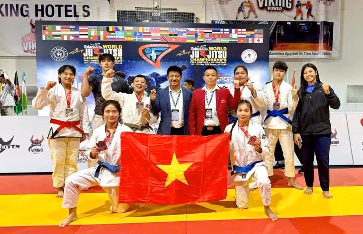 Le Vietnam se classe 2e aux Championnats d'Asie de Jujitsu 2026