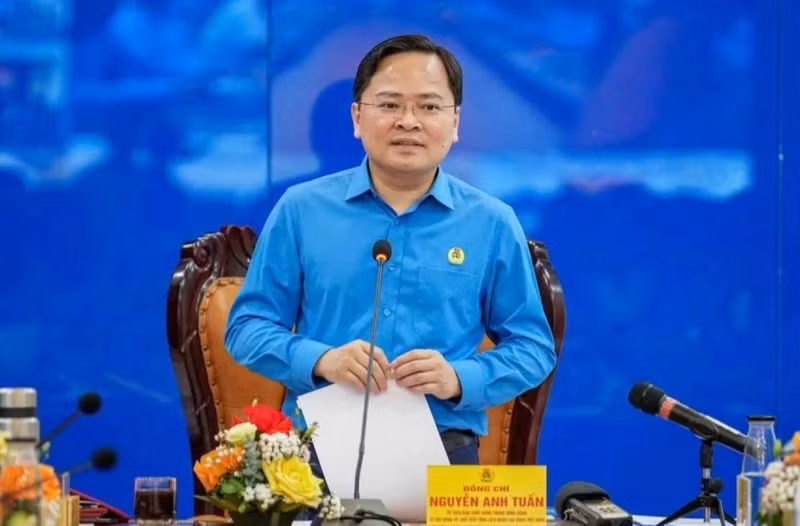Nguyên Anh Tuân, président de la Confédération générale du travail du Vietnam. Photo : VGP.