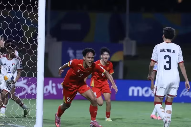 La joie des joueurs vietnamiens. Photo : VFF.
