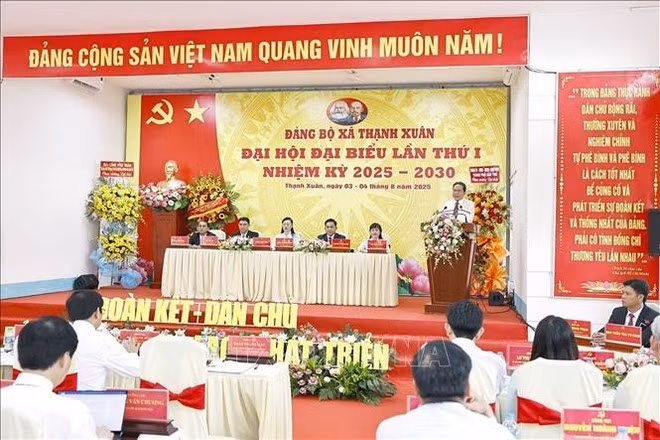 Le président de l'Assemblée nationale, Trân Thanh Mân, s'exprime au Congrès. Photo: VNA