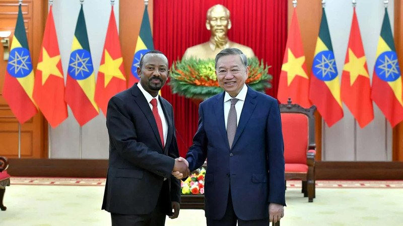 Le Secrétaire général To Lam a reçu le Premier ministre de la République démocratique fédérale d’Éthiopie, Abiy Ahmed Ali, le 15 avril 2025.