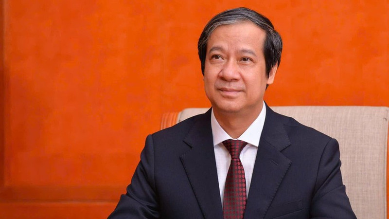 Le ministre de l'Éducation et de la Formation, Nguyen Kim Son.