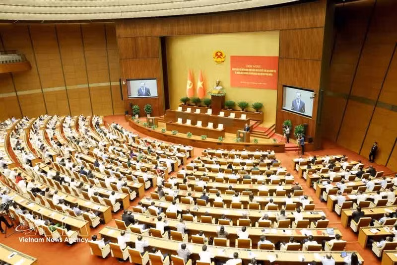 La conférence nationale visant à concrétiser la ligne extérieure du XIVe Congrès national du Parti s'est tenue le 11 juin 2026 à Hanoï. Photo : VNA.
