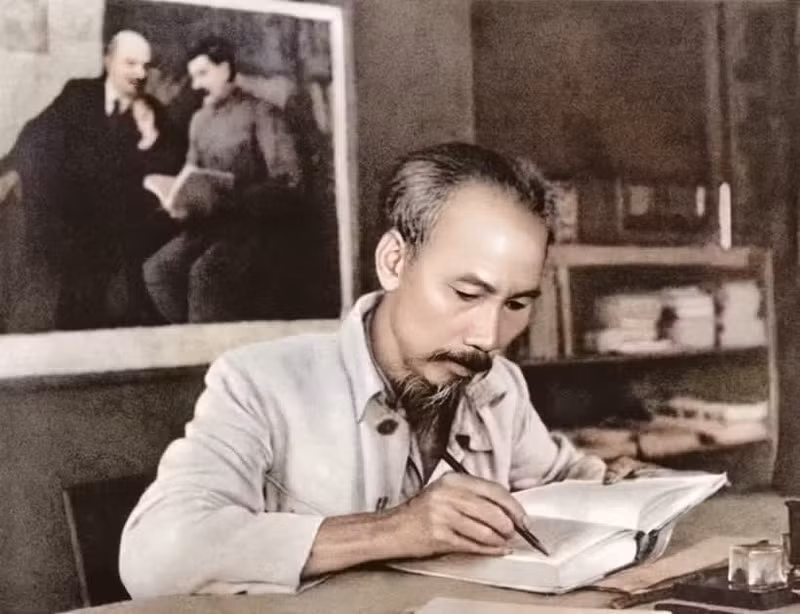 Le Président Hô Chi Minh. Photo d'archives.