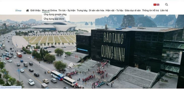 Le musée de Quang Ninh met en place un système de vente de billets en ligne intégré à son site web. Photo : baoquangninh.vn