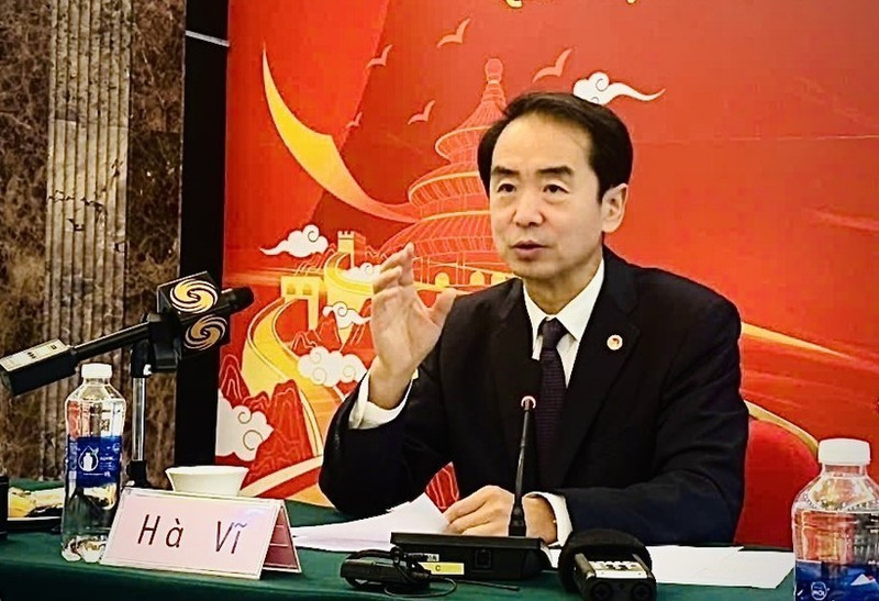 L'ambassadeur de Chine au Vietnam, He Wei. Photo : VNA.