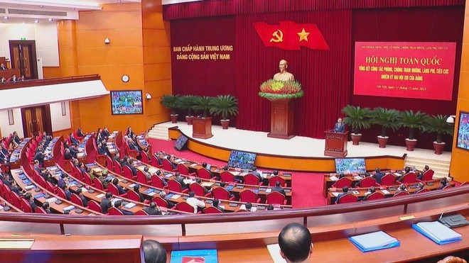 Plus de 190 000 délégués ont participé à la Conférence nationale de bilan sur la prévention et la lutte contre la corruption durant le XIIIe mandat