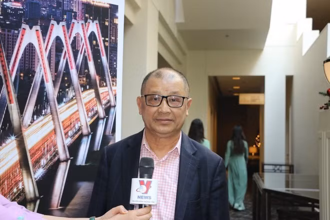 Trân Ba Phuc, membre du Comité central du Front de la Patrie du Vietnam et président de l’Association des entreprises Australie-Vietnam, également vice-président de l’Association des entreprises vietnamiennes d'outre-mer. Photo : VNA.