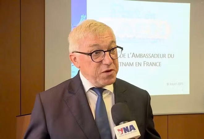 Manuel Le Roux, Président de la CCI Caen – Normandie. Photo : VNA.